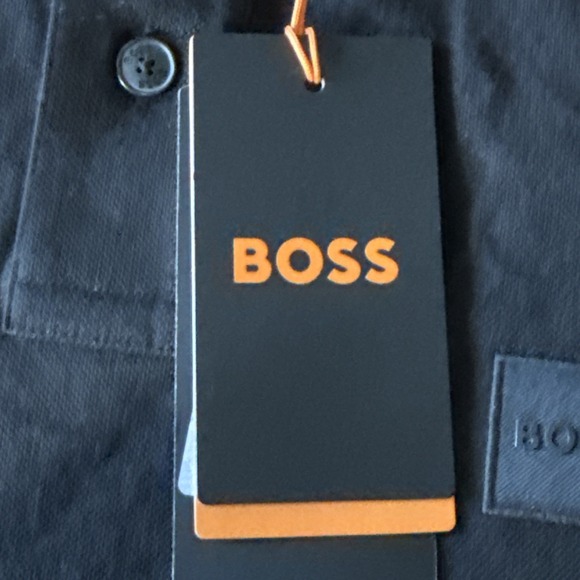 HUGO BOSS POLO BLACK PASSENGER Size Medium 50507803 SLIM FIT - Picture 5 of 10